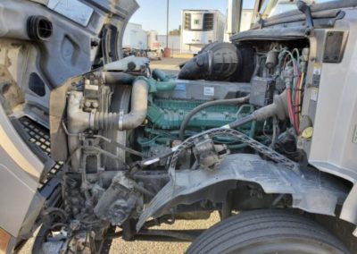 this image shows truck engine repair in Gulfport, MS